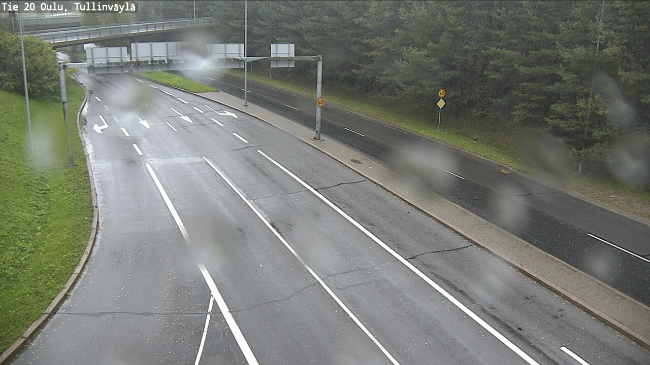 Weather Camera Image Road 20 Oulu, Tullinväylä, Oulu, Pohjois-Pohjanmaa
