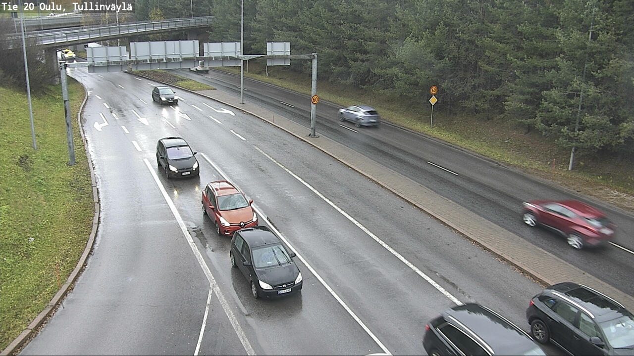 Weather Camera Image Väg 20 Uleåborg, Tullinväylä, Oulu, Pohjois-Pohjanmaa