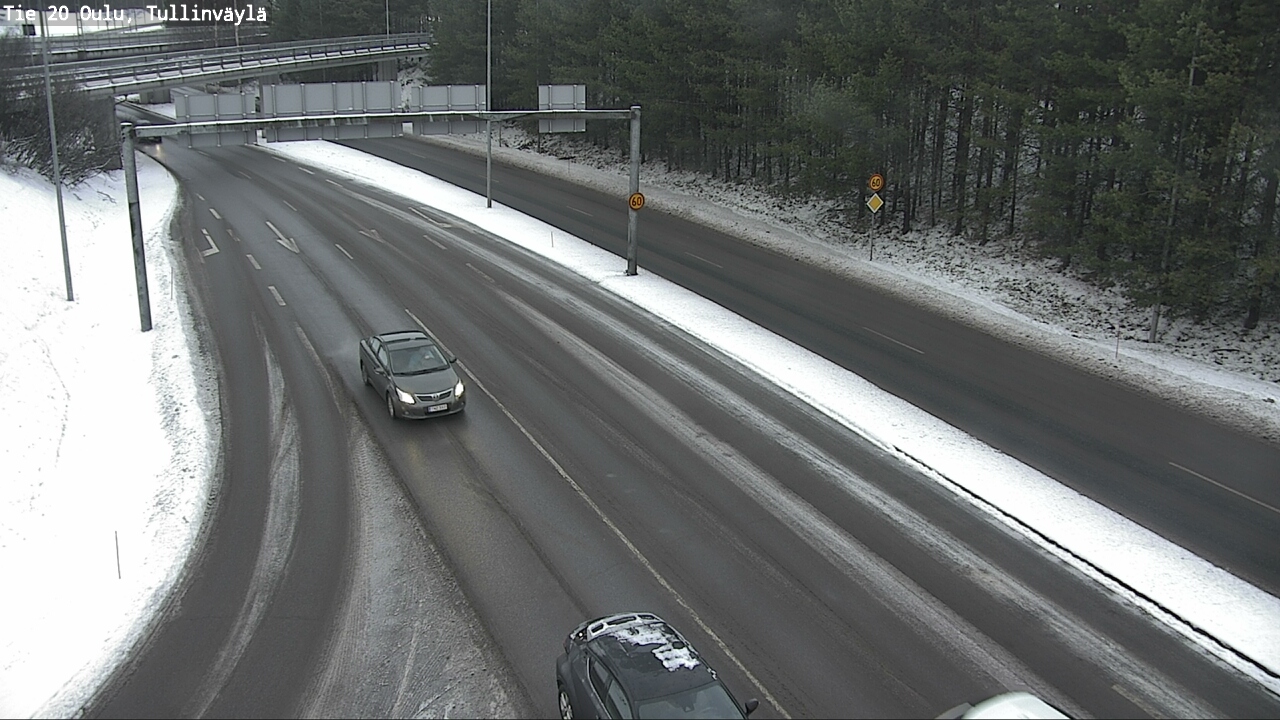 Weather Camera Image Road 20 Oulu, Tullinväylä, Oulu, Pohjois-Pohjanmaa