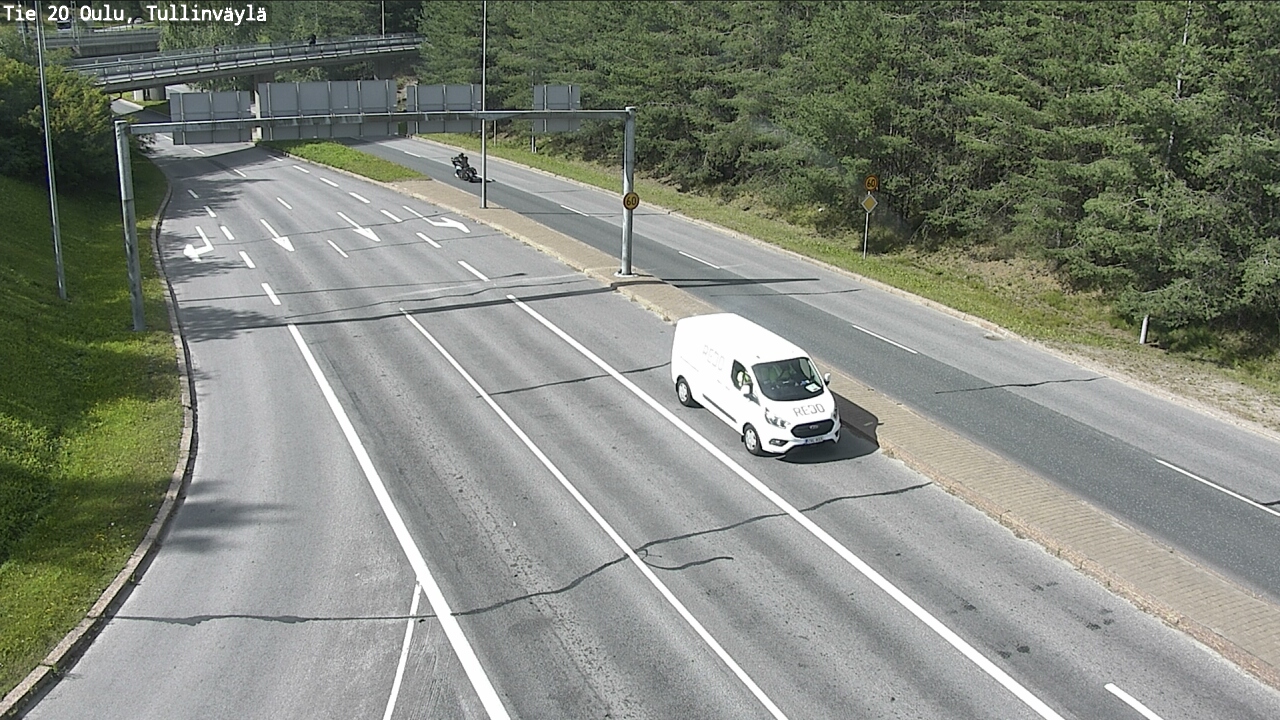 Weather Camera Image Road 20 Oulu, Tullinväylä, Oulu, Pohjois-Pohjanmaa