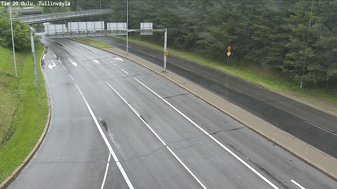 Weather Camera Image Road 20 Oulu, Tullinväylä, Oulu, Pohjois-Pohjanmaa