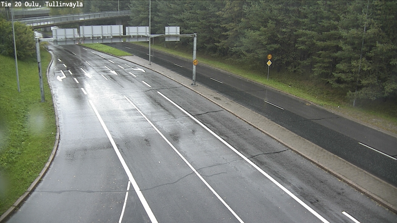 Weather Camera Image Väg 20 Uleåborg, Tullinväylä, Oulu, Pohjois-Pohjanmaa