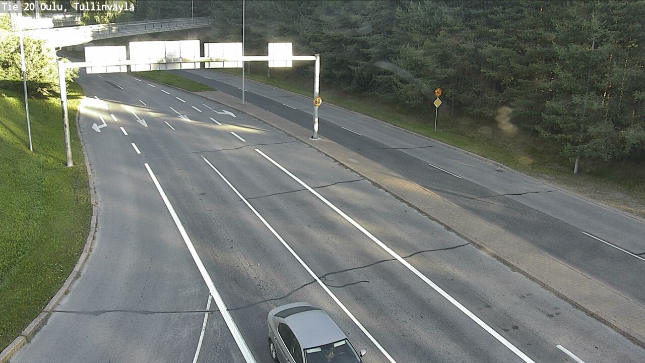 Weather Camera Image Road 20 Oulu, Tullinväylä, Oulu, Pohjois-Pohjanmaa