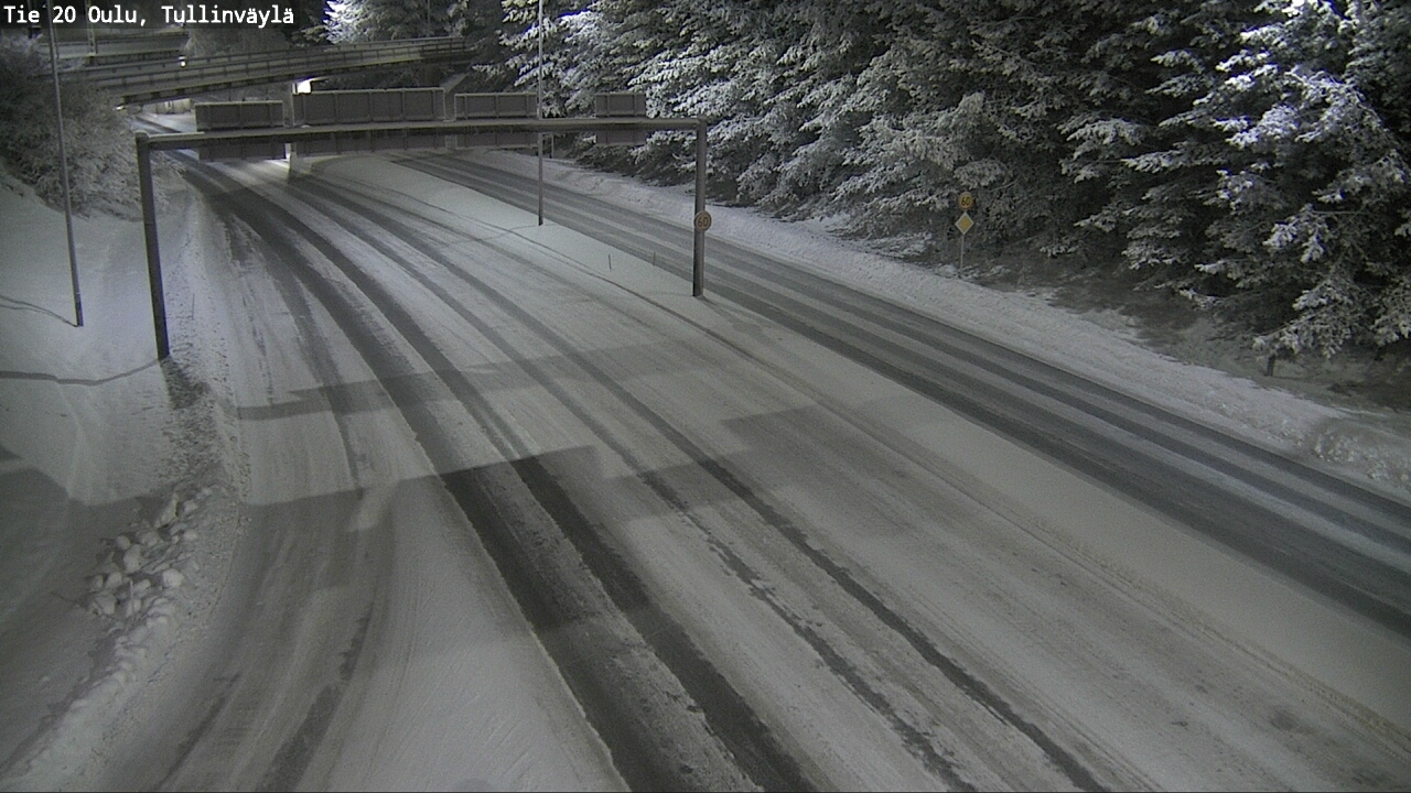 Weather Camera Image Road 20 Oulu, Tullinväylä, Oulu, Pohjois-Pohjanmaa