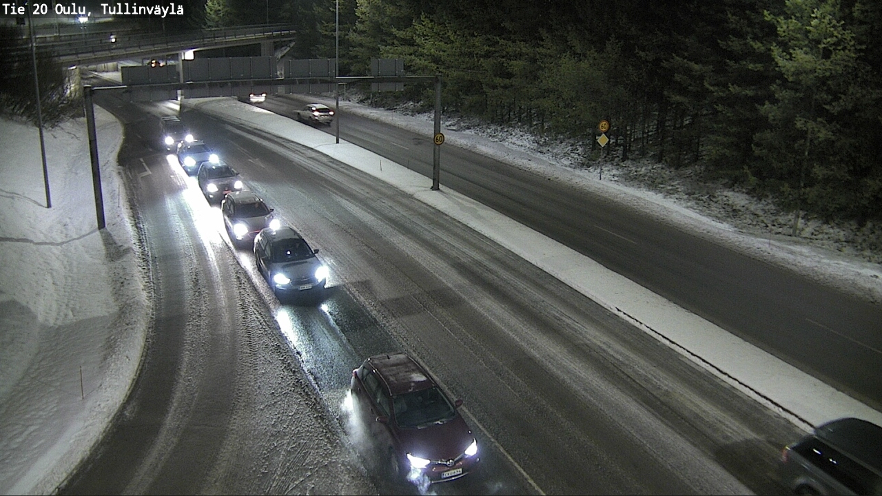 Weather Camera Image Road 20 Oulu, Tullinväylä, Oulu, Pohjois-Pohjanmaa