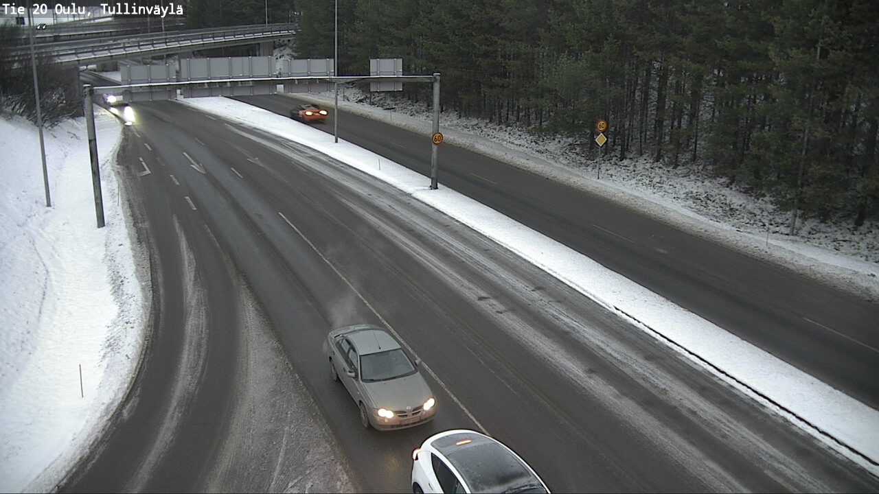 Weather Camera Image Road 20 Oulu, Tullinväylä, Oulu, Pohjois-Pohjanmaa