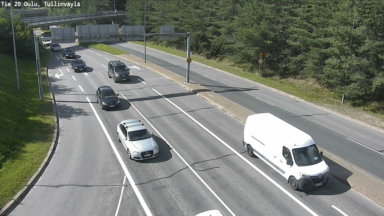 Weather Camera Image Road 20 Oulu, Tullinväylä, Oulu, Pohjois-Pohjanmaa
