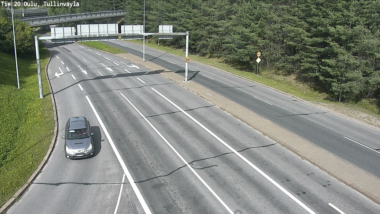 Weather Camera Image Road 20 Oulu, Tullinväylä, Oulu, Pohjois-Pohjanmaa