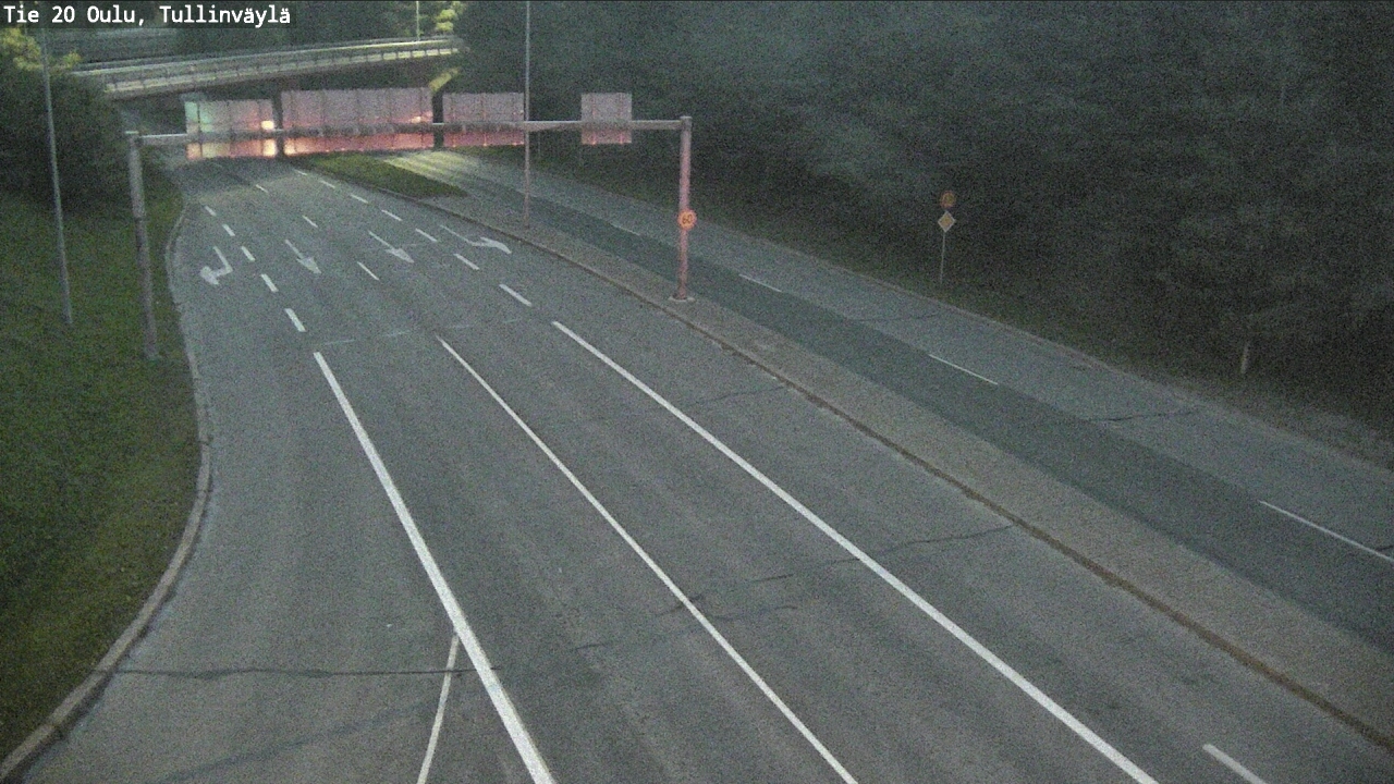 Weather Camera Image Road 20 Oulu, Tullinväylä, Oulu, Pohjois-Pohjanmaa