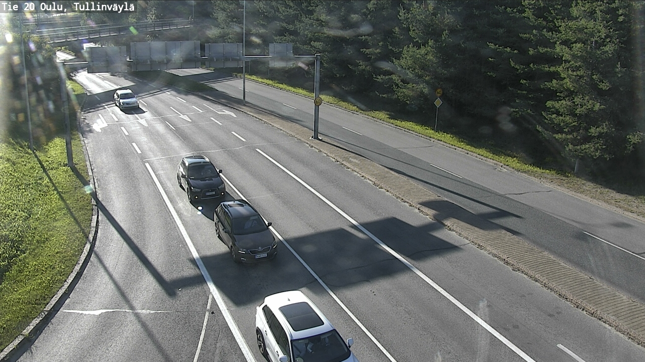 Weather Camera Image Road 20 Oulu, Tullinväylä, Oulu, Pohjois-Pohjanmaa