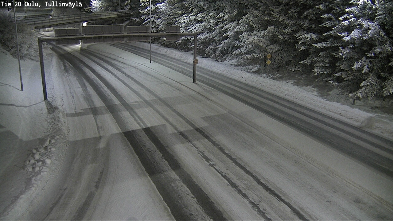 Weather Camera Image Road 20 Oulu, Tullinväylä, Oulu, Pohjois-Pohjanmaa