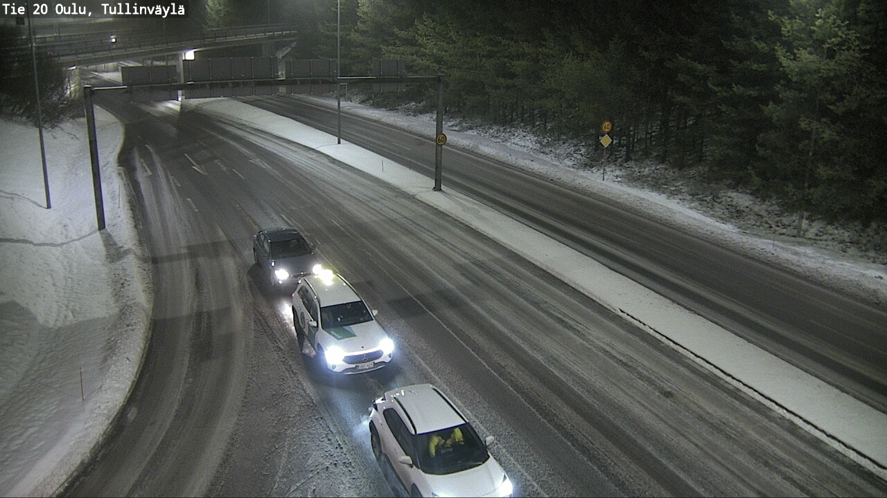 Weather Camera Image Road 20 Oulu, Tullinväylä, Oulu, Pohjois-Pohjanmaa
