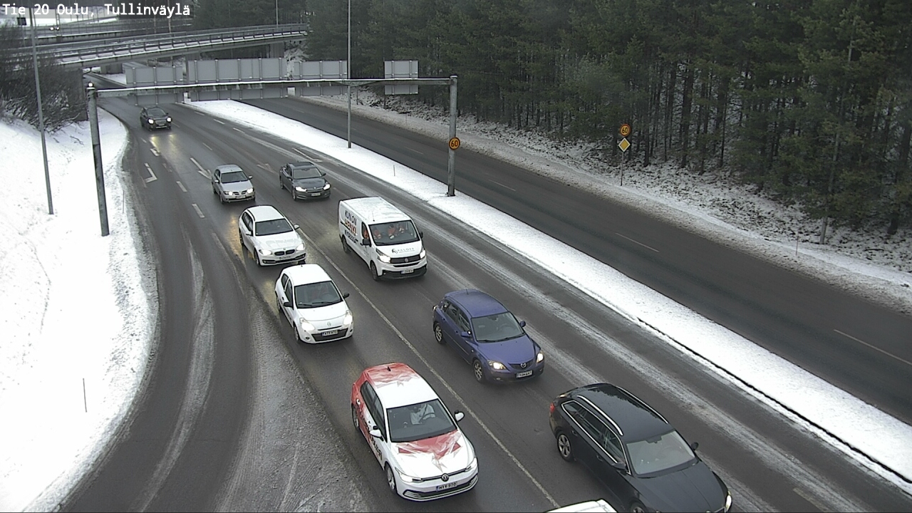 Weather Camera Image Road 20 Oulu, Tullinväylä, Oulu, Pohjois-Pohjanmaa