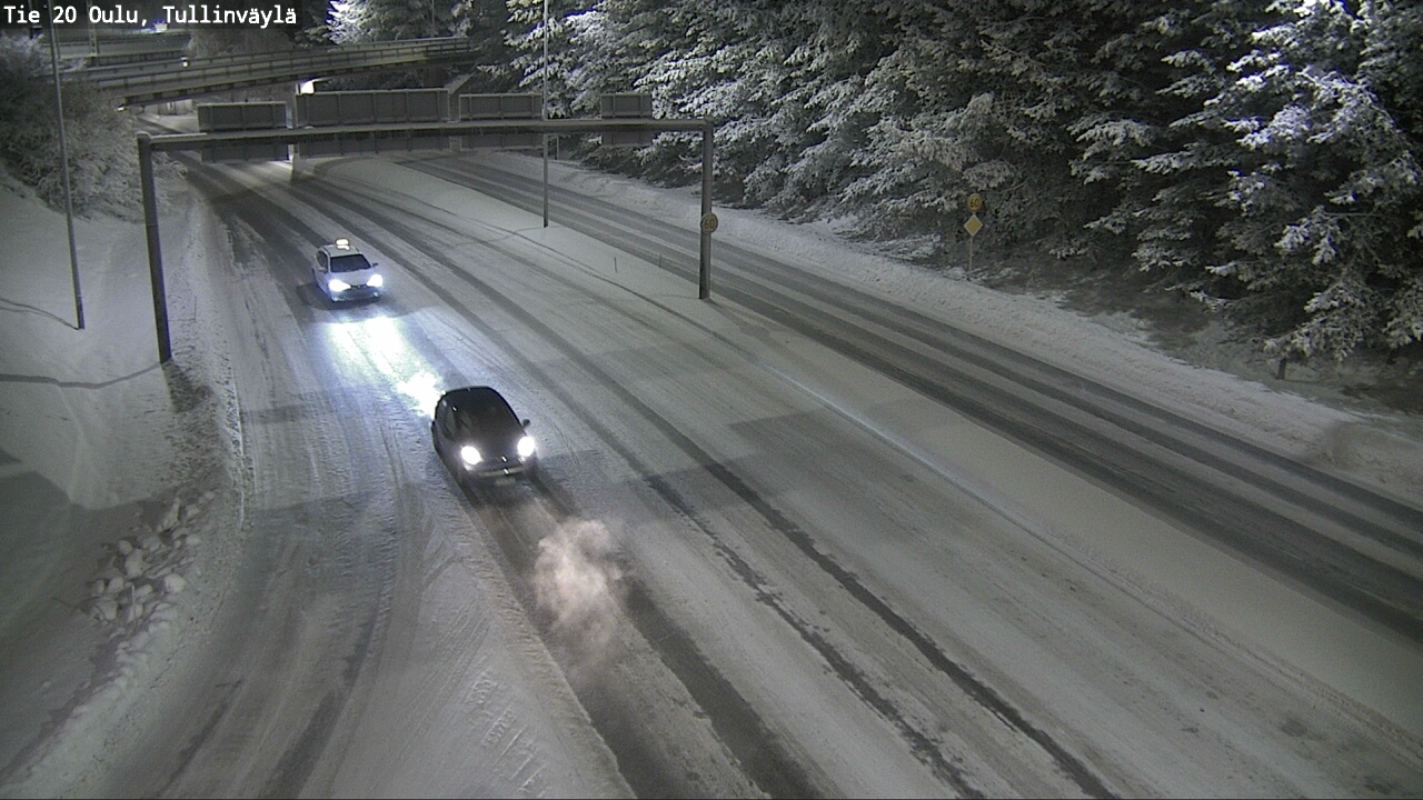 Weather Camera Image Väg 20 Uleåborg, Tullinväylä, Oulu, Pohjois-Pohjanmaa