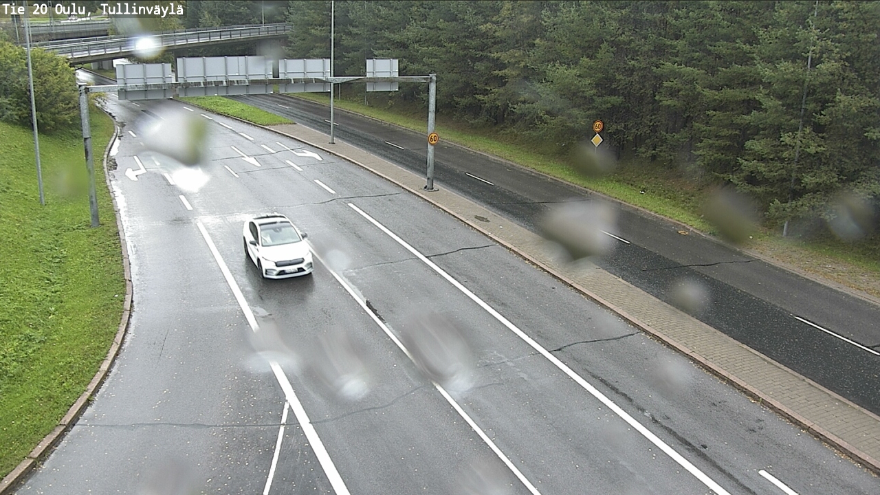 Weather Camera Image Road 20 Oulu, Tullinväylä, Oulu, Pohjois-Pohjanmaa