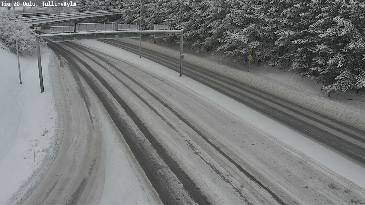 Weather Camera Image Väg 20 Uleåborg, Tullinväylä, Oulu, Pohjois-Pohjanmaa