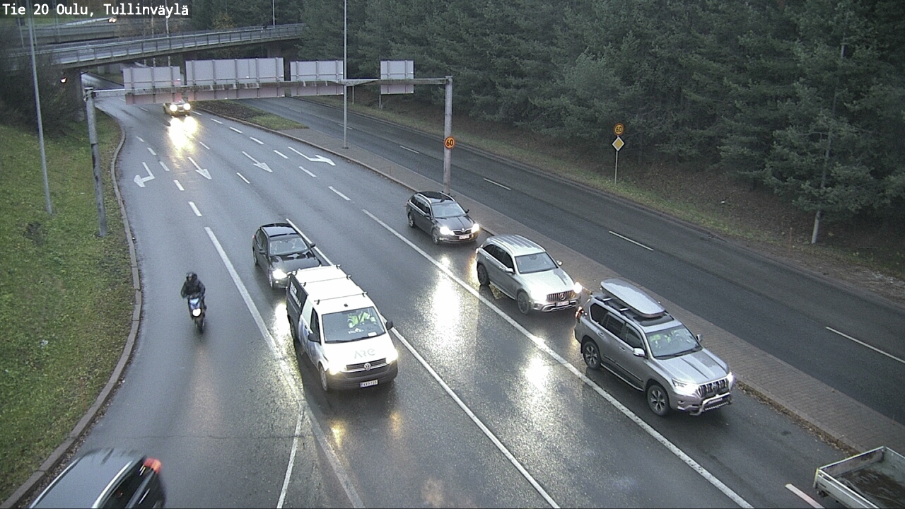 Weather Camera Image Road 20 Oulu, Tullinväylä, Oulu, Pohjois-Pohjanmaa