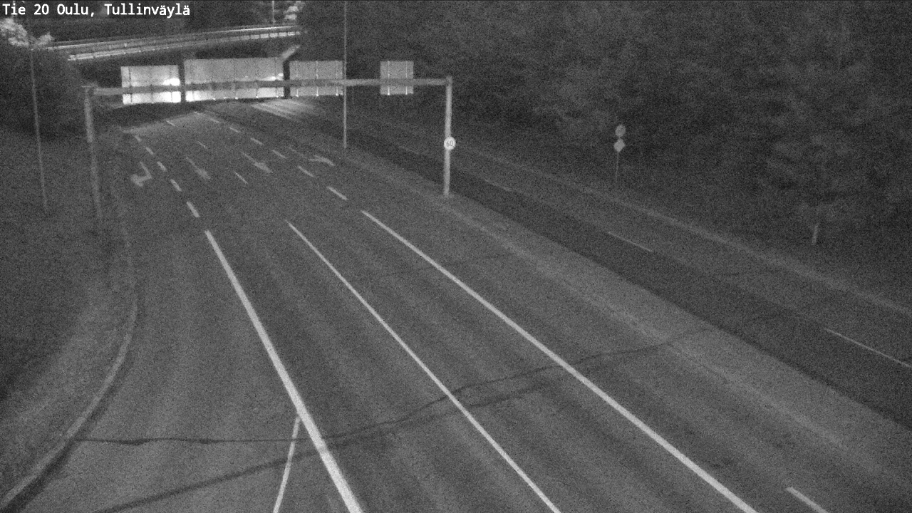 Weather Camera Image Road 20 Oulu, Tullinväylä, Oulu, Pohjois-Pohjanmaa