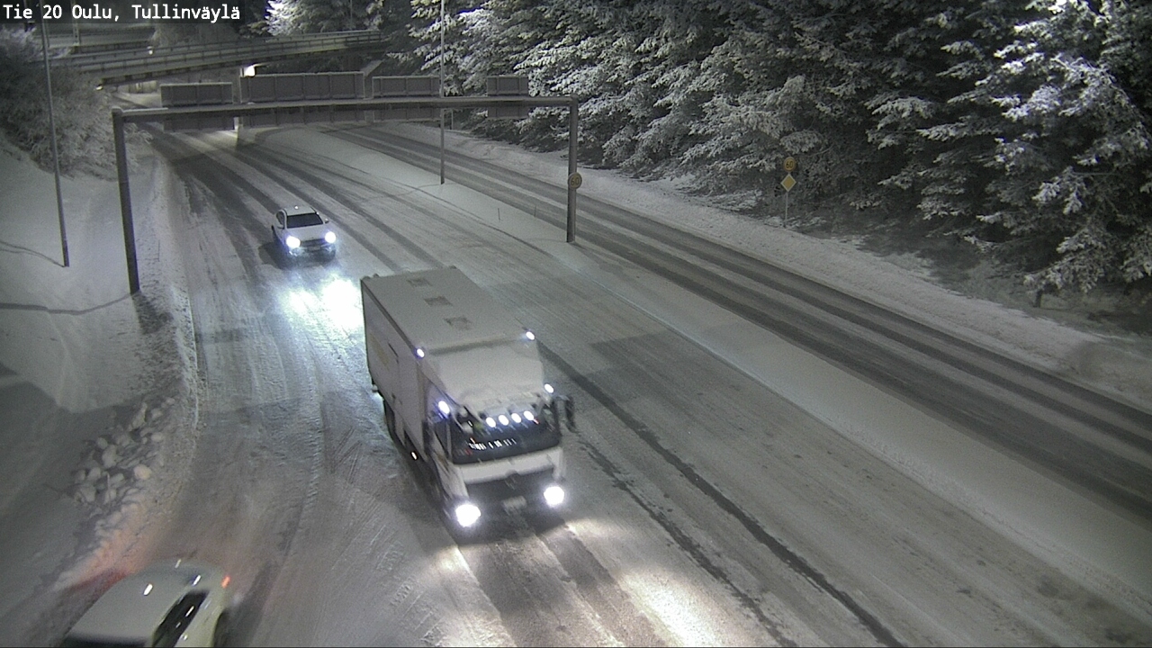 Weather Camera Image Väg 20 Uleåborg, Tullinväylä, Oulu, Pohjois-Pohjanmaa