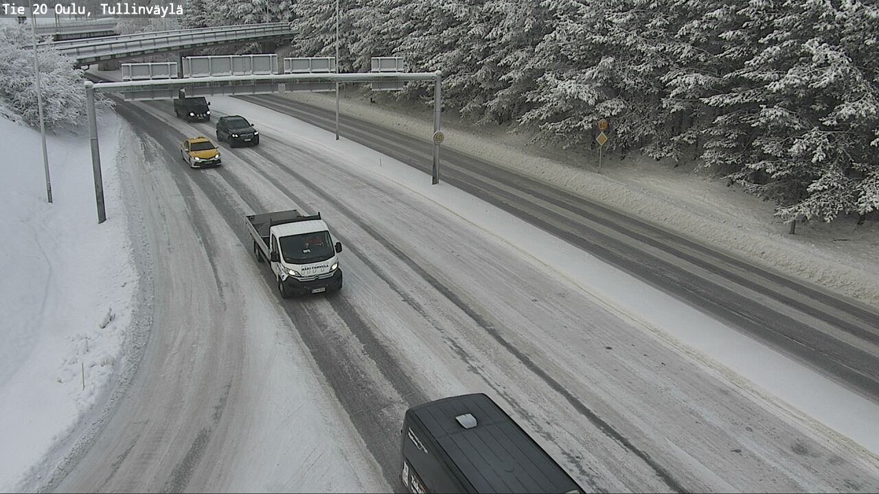 Weather Camera Image Väg 20 Uleåborg, Tullinväylä, Oulu, Pohjois-Pohjanmaa