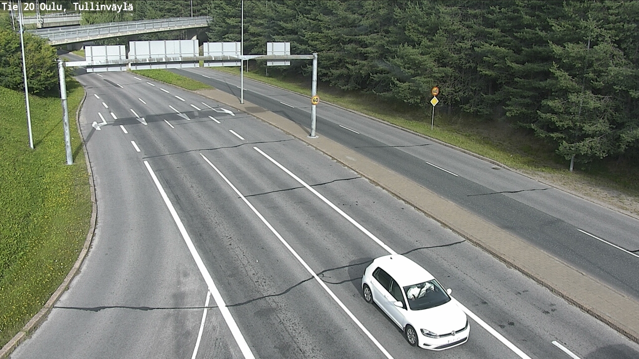 Weather Camera Image Road 20 Oulu, Tullinväylä, Oulu, Pohjois-Pohjanmaa