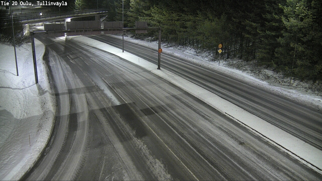 Weather Camera Image Road 20 Oulu, Tullinväylä, Oulu, Pohjois-Pohjanmaa