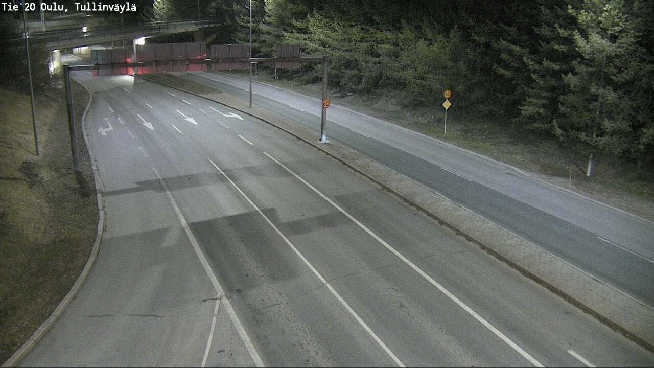 Weather Camera Image Road 20 Oulu, Tullinväylä, Oulu, Pohjois-Pohjanmaa
