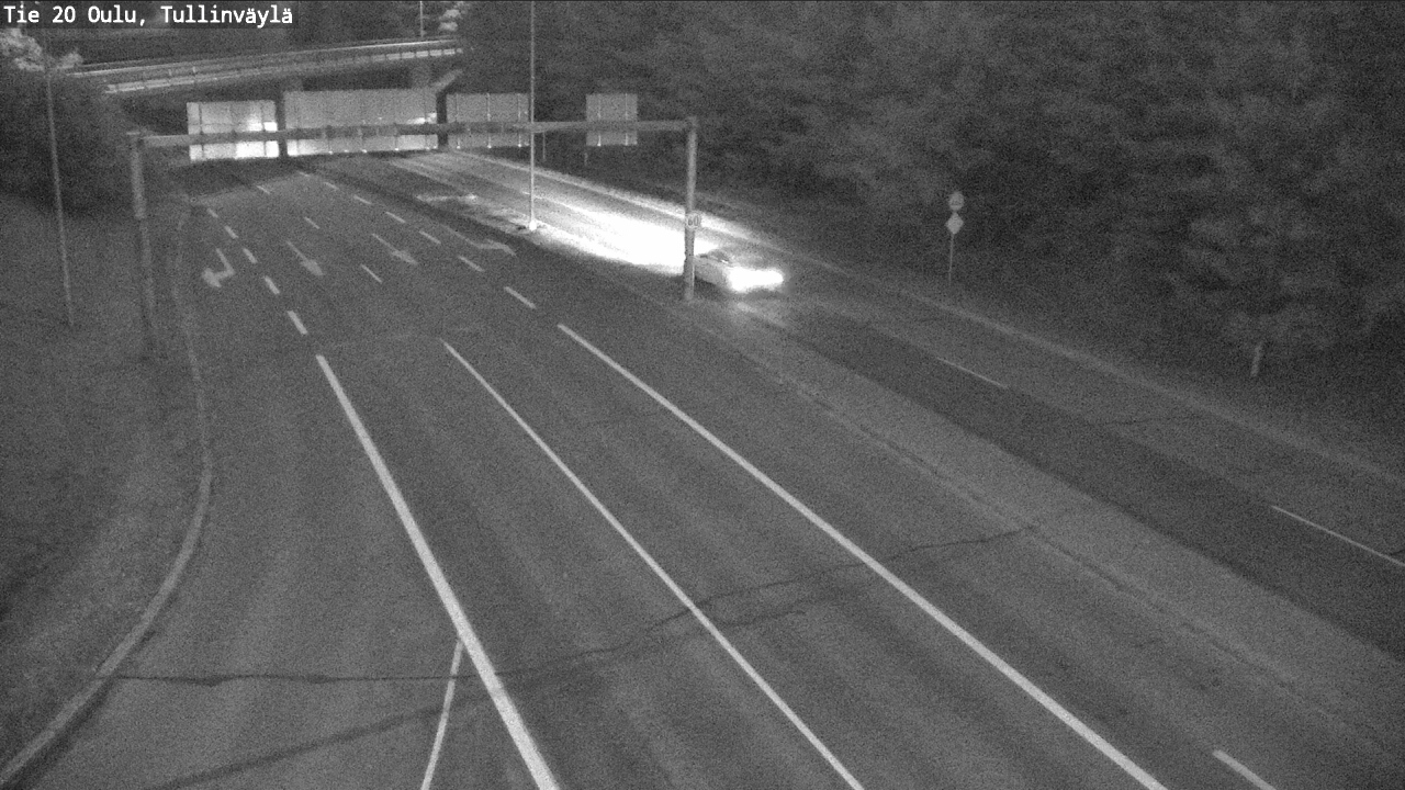 Weather Camera Image Road 20 Oulu, Tullinväylä, Oulu, Pohjois-Pohjanmaa