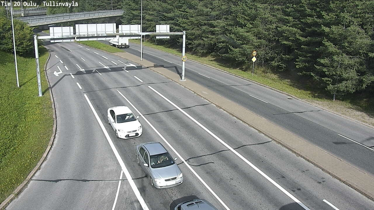 Weather Camera Image Road 20 Oulu, Tullinväylä, Oulu, Pohjois-Pohjanmaa