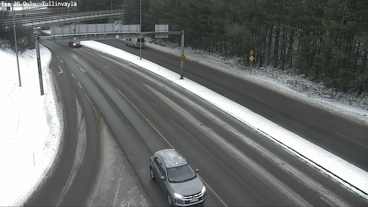Weather Camera Image Road 20 Oulu, Tullinväylä, Oulu, Pohjois-Pohjanmaa