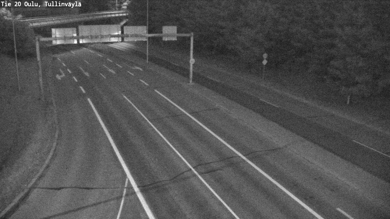 Weather Camera Image Road 20 Oulu, Tullinväylä, Oulu, Pohjois-Pohjanmaa