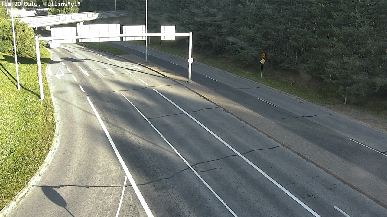 Weather Camera Image Road 20 Oulu, Tullinväylä, Oulu, Pohjois-Pohjanmaa