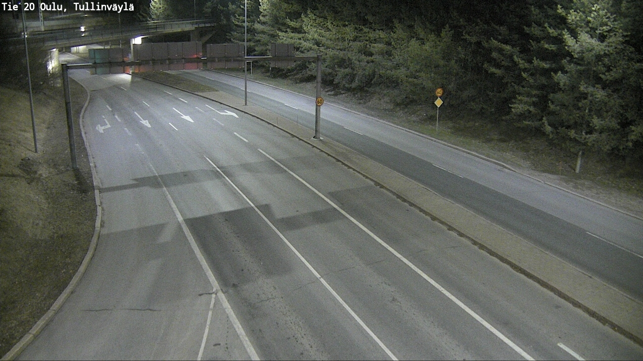 Weather Camera Image Road 20 Oulu, Tullinväylä, Oulu, Pohjois-Pohjanmaa