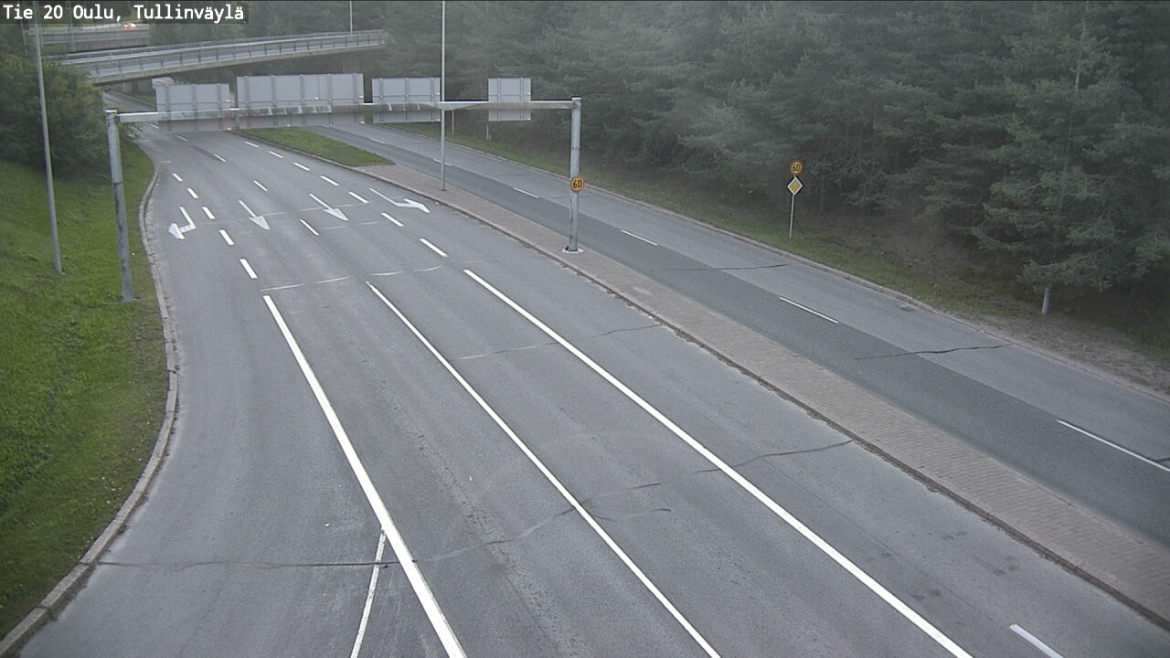 Weather Camera Image Road 20 Oulu, Tullinväylä, Oulu, Pohjois-Pohjanmaa