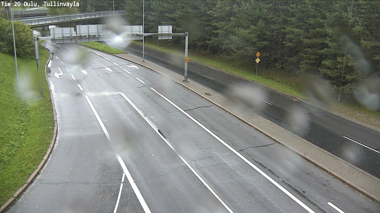 Weather Camera Image Road 20 Oulu, Tullinväylä, Oulu, Pohjois-Pohjanmaa
