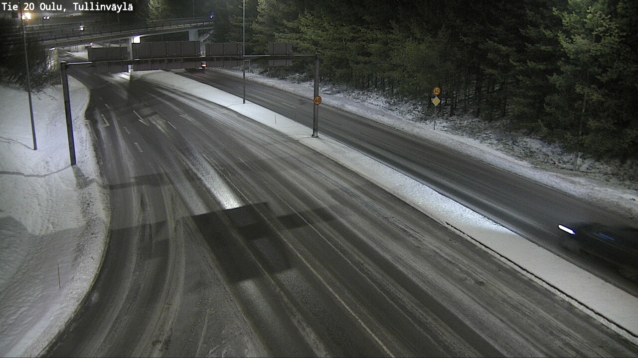 Weather Camera Image Road 20 Oulu, Tullinväylä, Oulu, Pohjois-Pohjanmaa