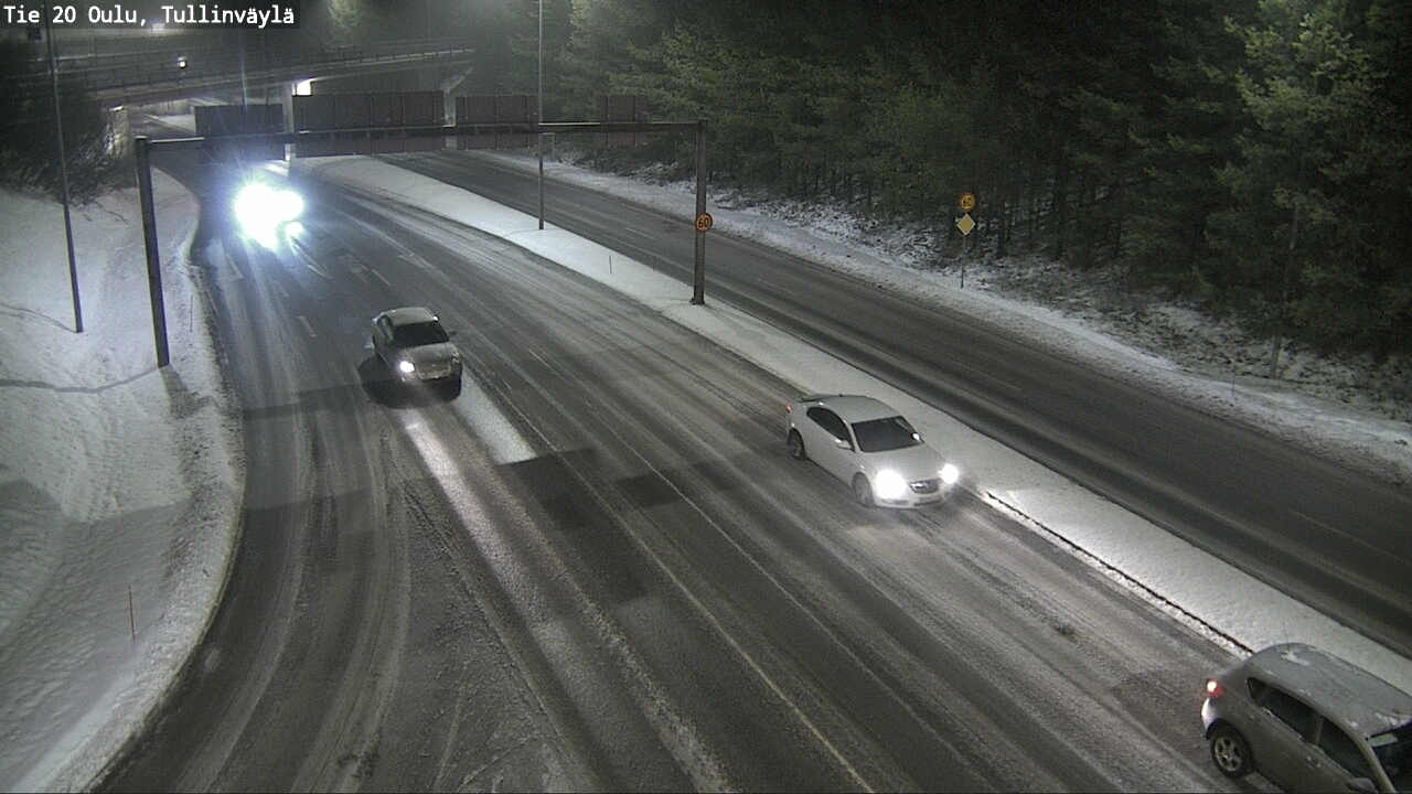 Weather Camera Image Road 20 Oulu, Tullinväylä, Oulu, Pohjois-Pohjanmaa