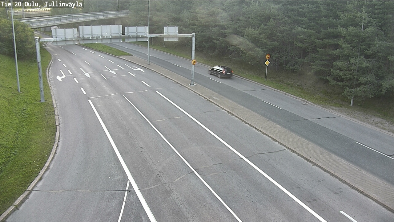 Weather Camera Image Road 20 Oulu, Tullinväylä, Oulu, Pohjois-Pohjanmaa