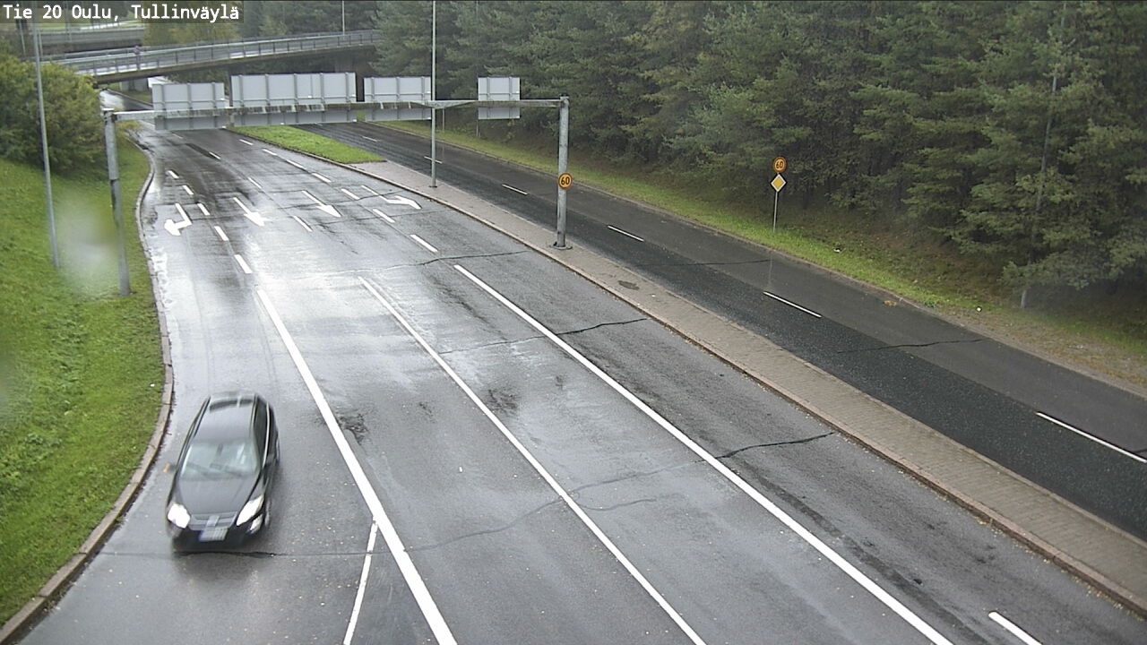 Weather Camera Image Road 20 Oulu, Tullinväylä, Oulu, Pohjois-Pohjanmaa