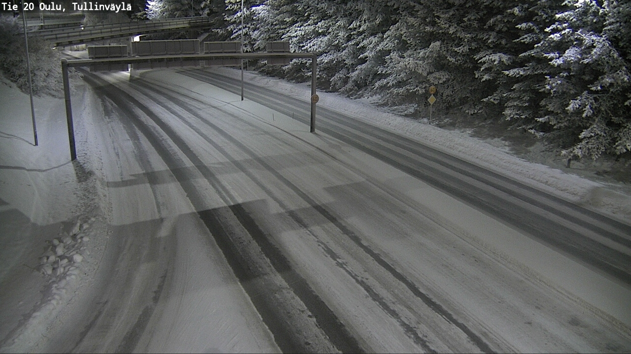 Weather Camera Image Road 20 Oulu, Tullinväylä, Oulu, Pohjois-Pohjanmaa