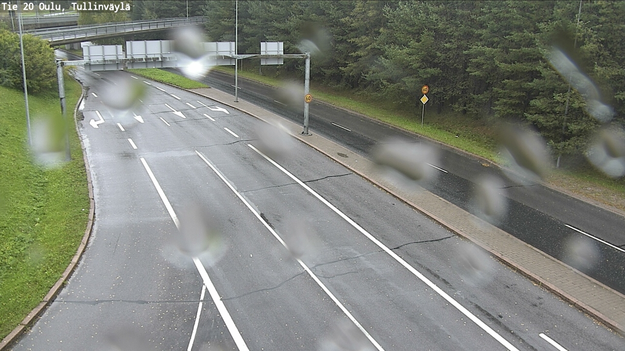 Weather Camera Image Road 20 Oulu, Tullinväylä, Oulu, Pohjois-Pohjanmaa