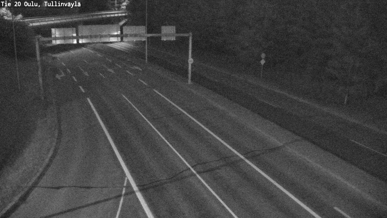 Weather Camera Image Road 20 Oulu, Tullinväylä, Oulu, Pohjois-Pohjanmaa