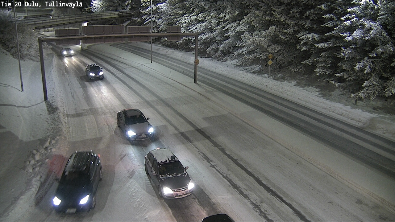 Weather Camera Image Väg 20 Uleåborg, Tullinväylä, Oulu, Pohjois-Pohjanmaa