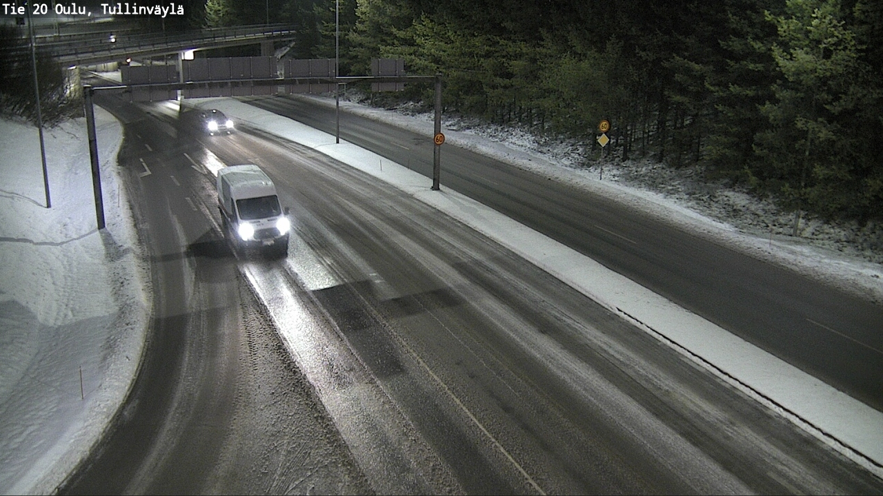 Weather Camera Image Road 20 Oulu, Tullinväylä, Oulu, Pohjois-Pohjanmaa