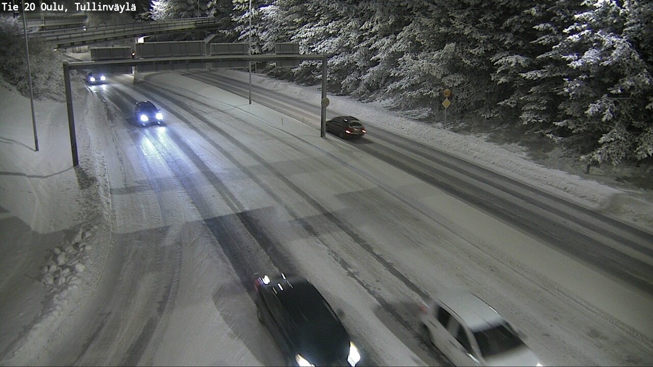 Weather Camera Image Road 20 Oulu, Tullinväylä, Oulu, Pohjois-Pohjanmaa