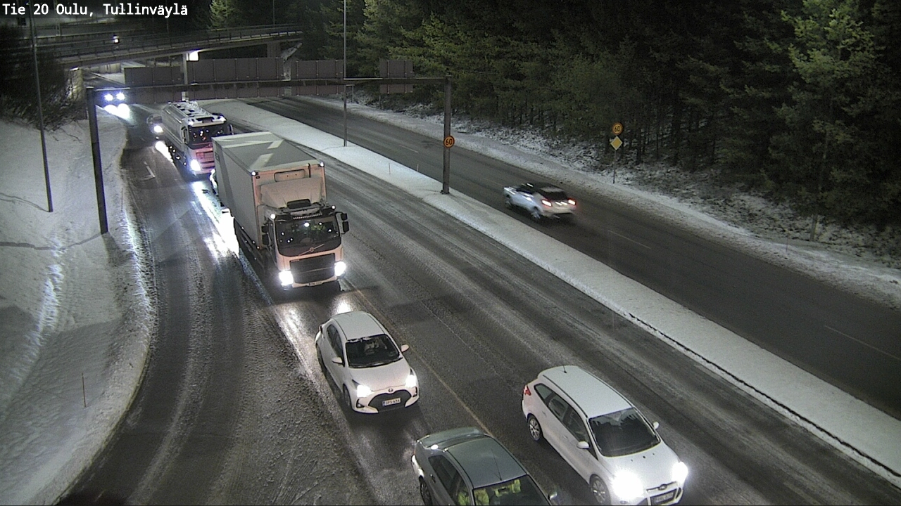 Weather Camera Image Road 20 Oulu, Tullinväylä, Oulu, Pohjois-Pohjanmaa