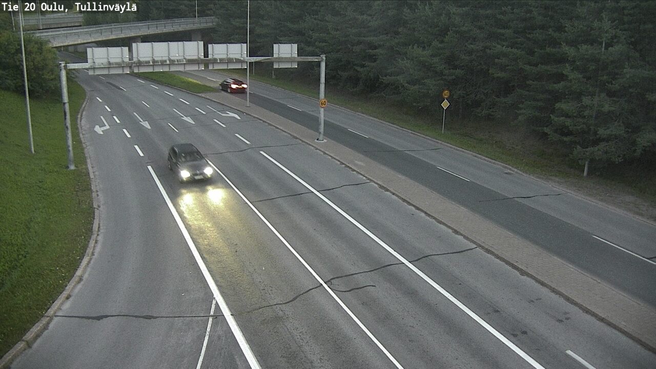 Weather Camera Image Road 20 Oulu, Tullinväylä, Oulu, Pohjois-Pohjanmaa