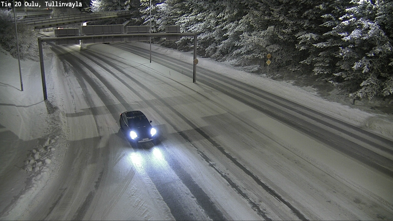 Weather Camera Image Väg 20 Uleåborg, Tullinväylä, Oulu, Pohjois-Pohjanmaa