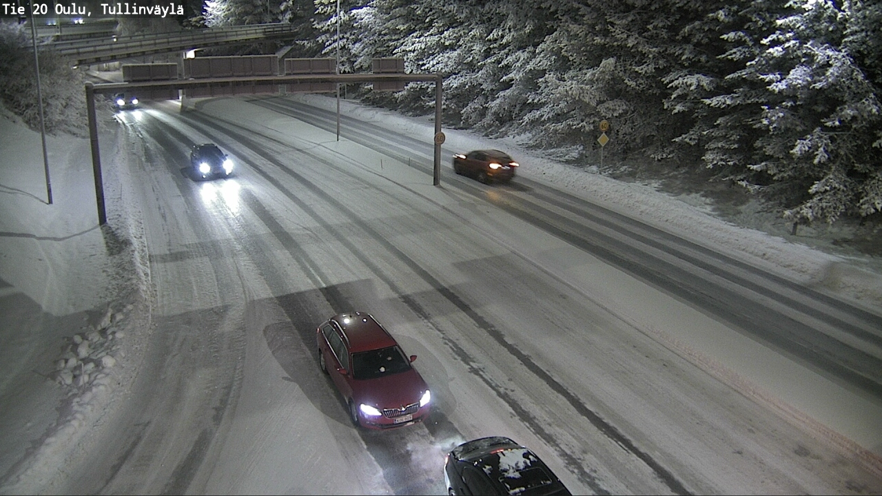 Weather Camera Image Väg 20 Uleåborg, Tullinväylä, Oulu, Pohjois-Pohjanmaa