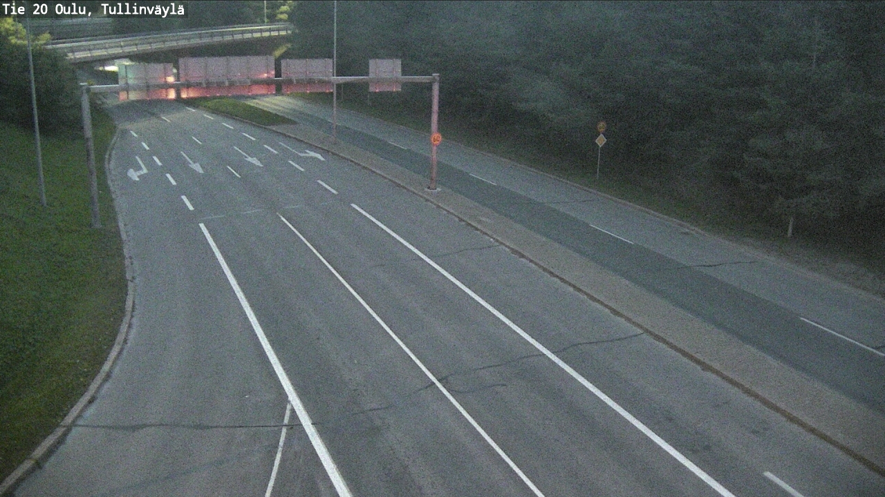 Weather Camera Image Road 20 Oulu, Tullinväylä, Oulu, Pohjois-Pohjanmaa